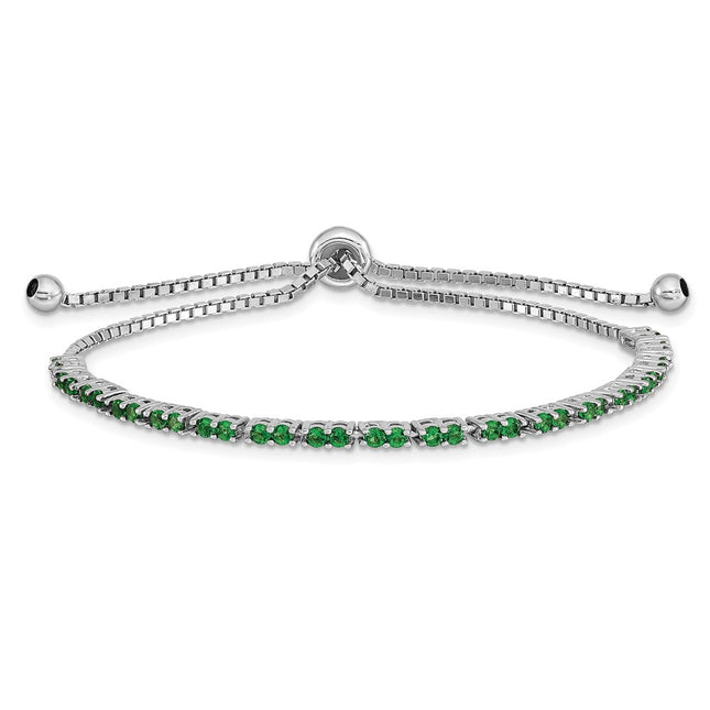 Sterling Silver Bracelets Style QG4757MAY - Classique Jewelry Inc.