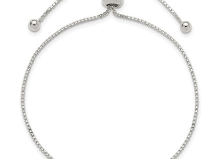 Sterling silver bar bracelet, alternate view