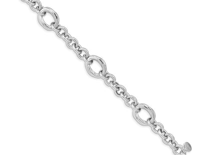 Sterling silver bracelet, alternate view