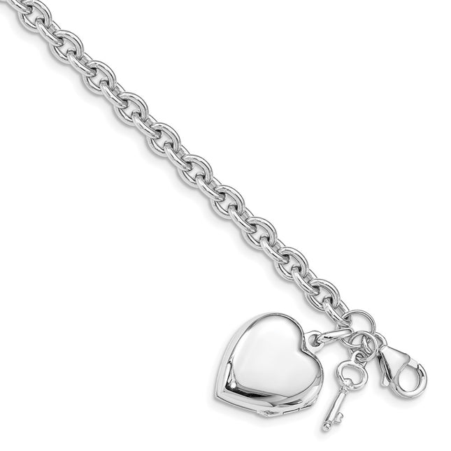Sterling Silver Bracelets Style QG4855 - Classique Jewelry Inc.