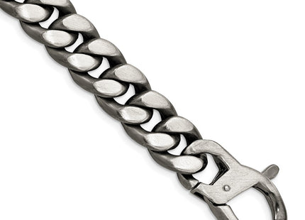Sterling silver curb link bracelet