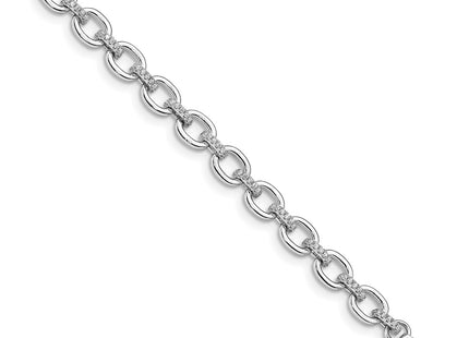 Sterling Silver Bracelets Style QG4880 - Classique Jewelry Inc.