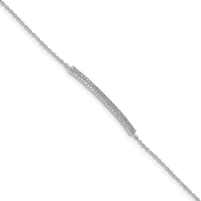 Sterling Silver Bracelets Style QG4897 - Classique Jewelry Inc.
