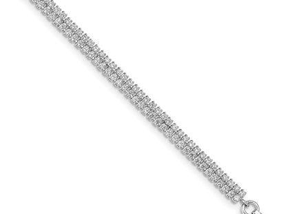 Sterling Silver Bracelets Style QG4898 - Classique Jewelry Inc.