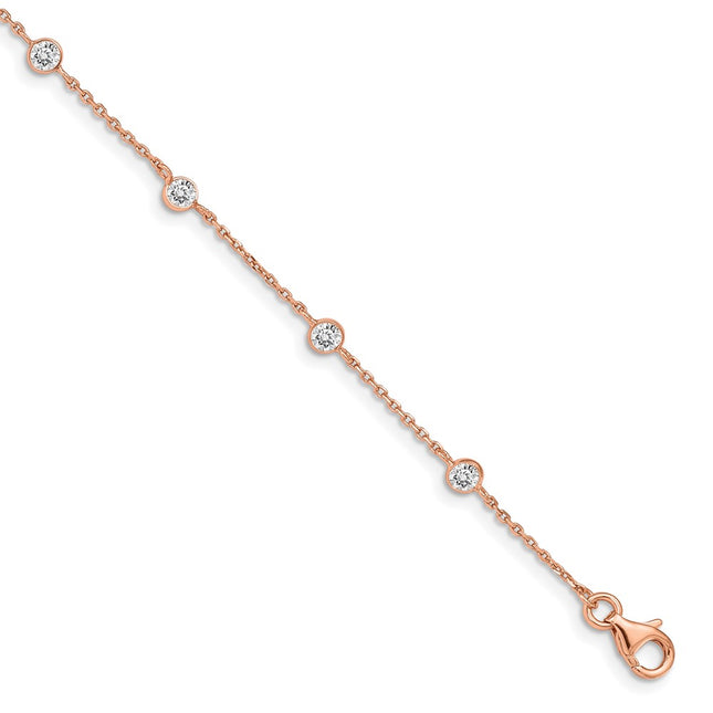 Sterling Silver Bracelets Style QG4901 - Classique Jewelry Inc.