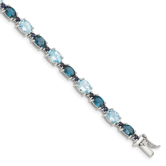 Sterling Silver Bracelets Style QG4907 - Classique Jewelry Inc.