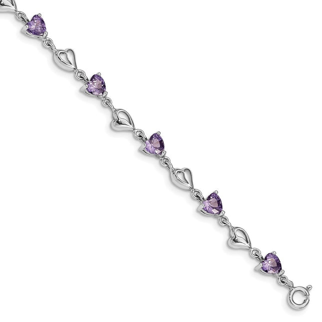Sterling Silver Bracelets Style QG4919 - Classique Jewelry Inc.