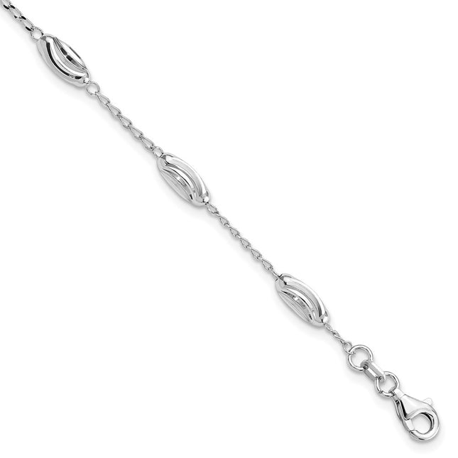 Sterling Silver Bracelets Style QG4941 - Classique Jewelry Inc.