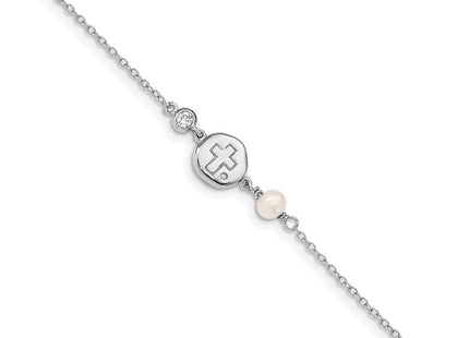 Sterling Silver Bracelets Style QG4946 - Classique Jewelry Inc.