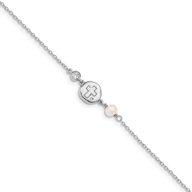 Sterling Silver Bracelets Style QG4946 - Classique Jewelry Inc.