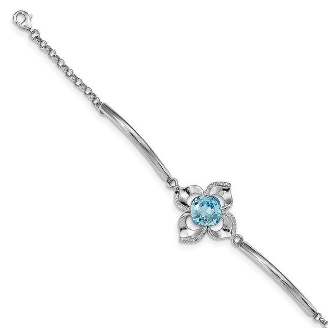 Sterling Silver Bracelets Style QG4954 - Classique Jewelry Inc.
