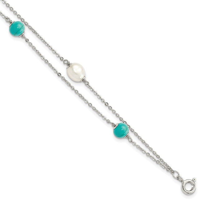 Sterling Silver Bracelets Style QG5017 - Classique Jewelry Inc.