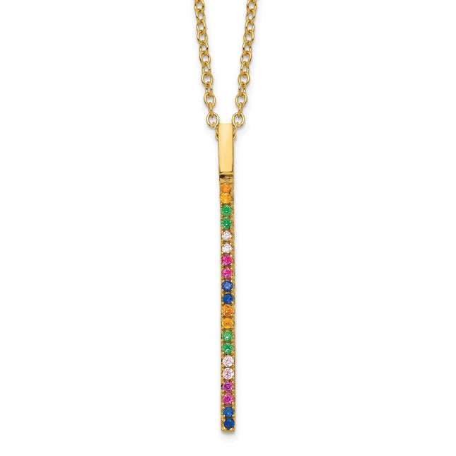 Sterling Silver Jewelry Style QG5049GP - Classique Jewelry Inc.