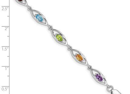 Sterling Silver Bracelets Style QG5053 - Classique Jewelry Inc.