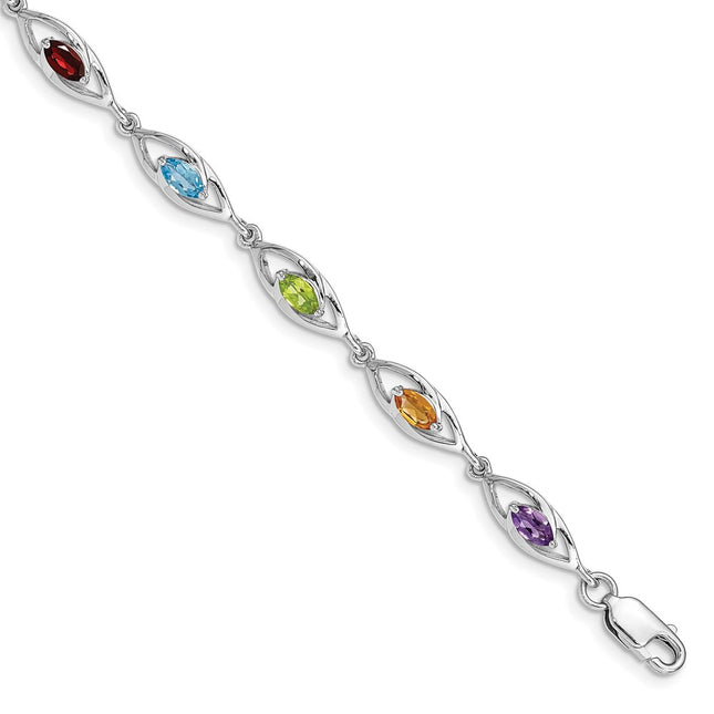 Sterling Silver Bracelets Style QG5053 - Classique Jewelry Inc.