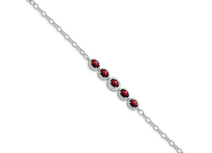 Sterling Silver Bracelets Style QG5057 - Classique Jewelry Inc.
