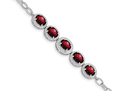Sterling Silver Bracelets Style QG5057 - Classique Jewelry Inc.