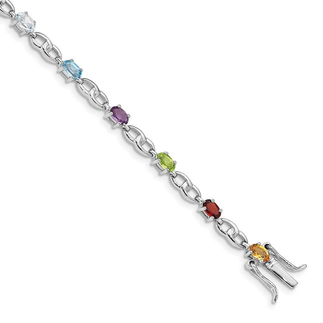 Sterling Silver Bracelets Style QG5061 - Classique Jewelry Inc.