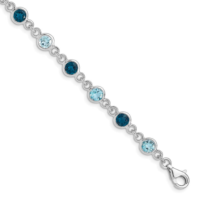 Sterling Silver Bracelets Style QG5067 - Classique Jewelry Inc.