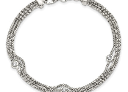 Sterling Silver Bracelets Style QG5073 - Classique Jewelry Inc.