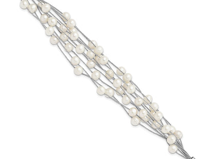 Sterling Silver Bracelets Style QG5083 - Classique Jewelry Inc.