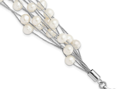 Sterling Silver Bracelets Style QG5083 - Classique Jewelry Inc.