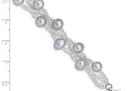Sterling Silver Bracelets Style QG5085 - Classique Jewelry Inc.