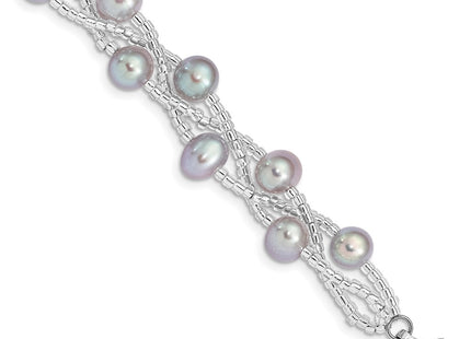 Sterling Silver Bracelets Style QG5085 - Classique Jewelry Inc.
