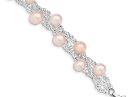 Sterling Silver Bracelets Style QG5086 - Classique Jewelry Inc.