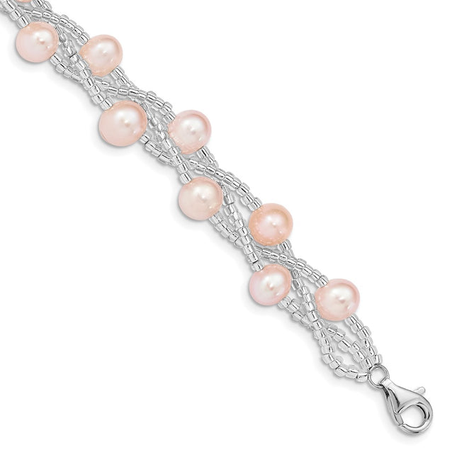 Sterling Silver Bracelets Style QG5086 - Classique Jewelry Inc.