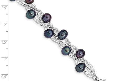 Sterling Silver Bracelets Style QG5087 - Classique Jewelry Inc.
