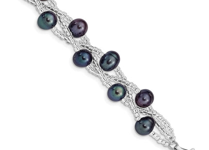 Sterling Silver Bracelets Style QG5087 - Classique Jewelry Inc.