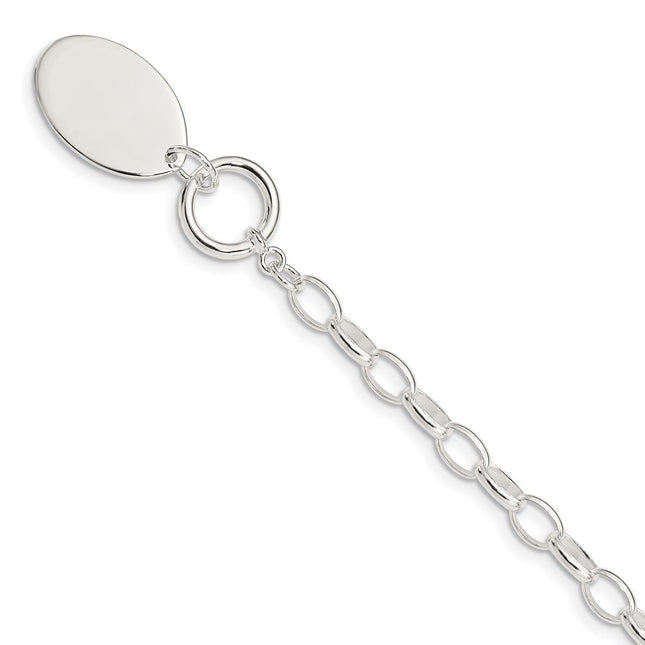 Sterling Silver Bracelets Style QG516 - Classique Jewelry Inc.