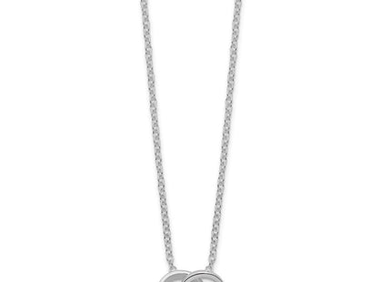 Sterling silver necklace, alternate view