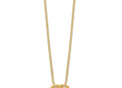 Sterling silver necklace, alternate view