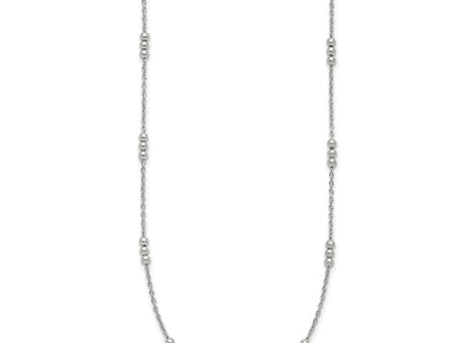Sterling silver necklace, alternate view