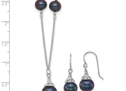 Sterling Silver Earrings Style QG5612BSET - Classique Jewelry Inc.