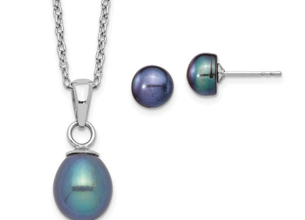 Sterling Silver Earrings Style QG5614SET - Classique Jewelry Inc.