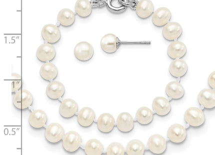 Sterling Silver Earrings Style QG5616SET - Classique Jewelry Inc.