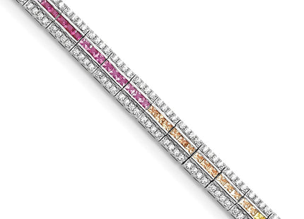 Sterling Silver Bracelets Style QG5667 - Classique Jewelry Inc.