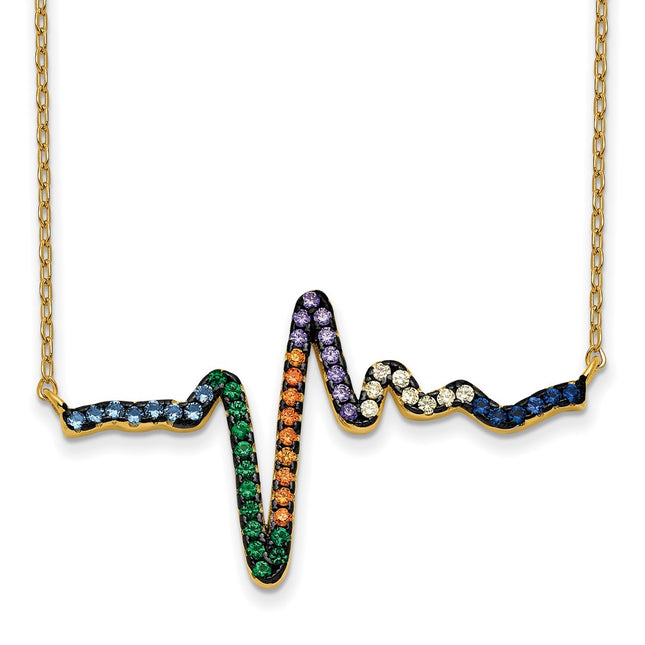 Sterling Silver Jewelry Style QG5705GP - Classique Jewelry Inc.