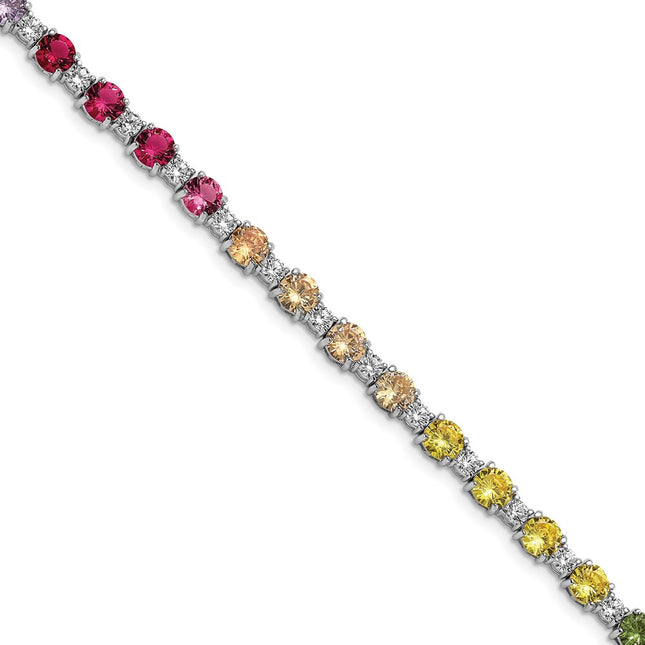 Sterling Silver Bracelets Style QG5709 - Classique Jewelry Inc.