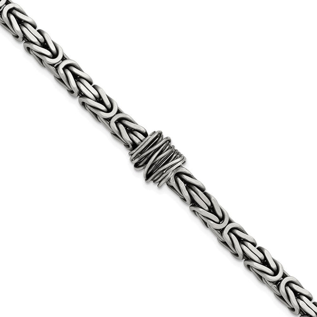 Sterling Silver Bracelets Style QG5739 - Classique Jewelry Inc.