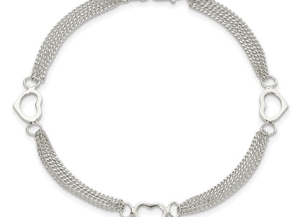 Sterling Silver Bracelets Style QG5781 - Classique Jewelry Inc.