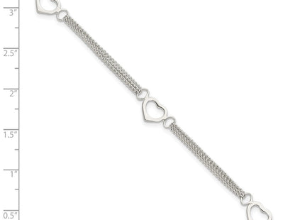 Sterling Silver Bracelets Style QG5781 - Classique Jewelry Inc.