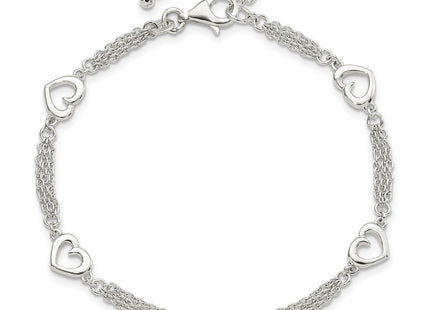 Sterling Silver Bracelets Style QG5787 - Classique Jewelry Inc.
