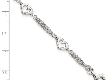 Sterling Silver Bracelets Style QG5787 - Classique Jewelry Inc.