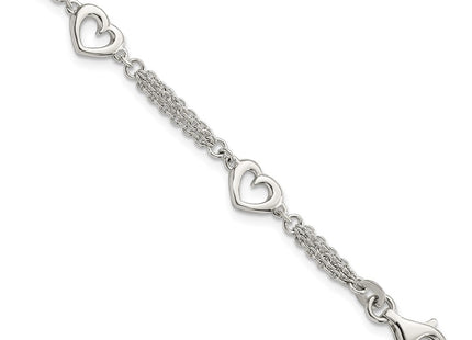 Sterling Silver Bracelets Style QG5787 - Classique Jewelry Inc.