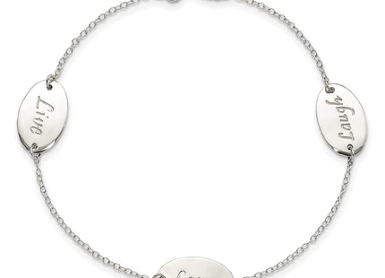 Sterling Silver Bracelets Style QG5792 - Classique Jewelry Inc.
