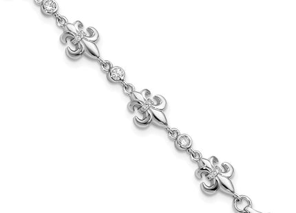 Sterling Silver Bracelets Style QG5797 - Classique Jewelry Inc.